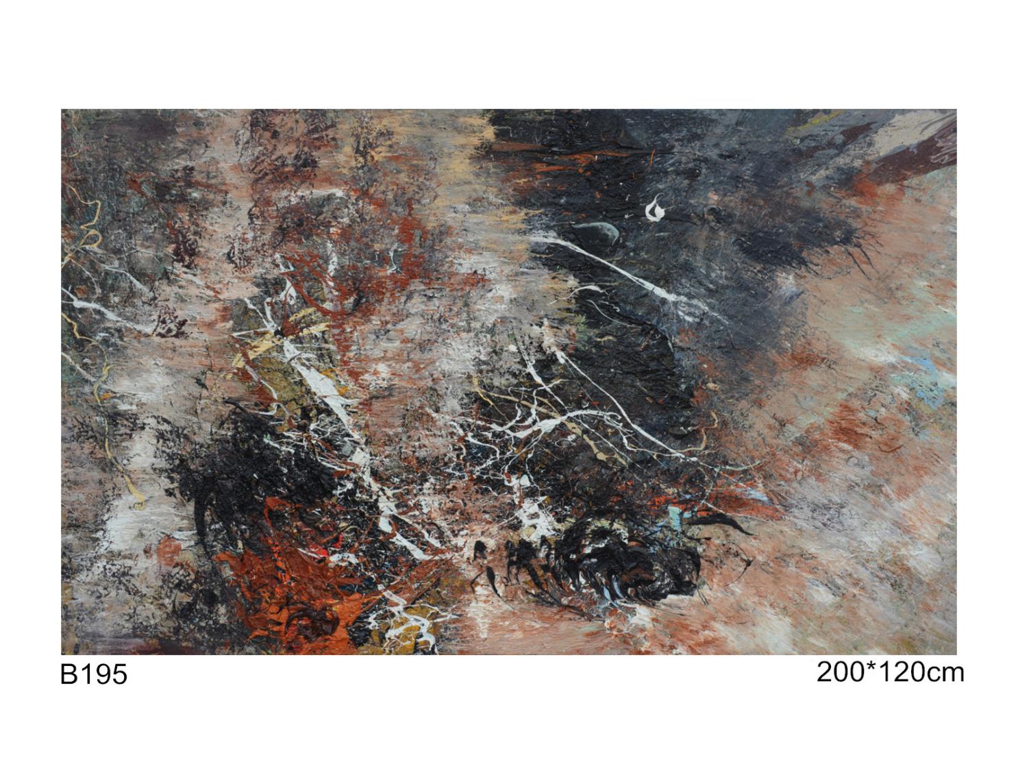 B195 布面油画 120X200CM 2002