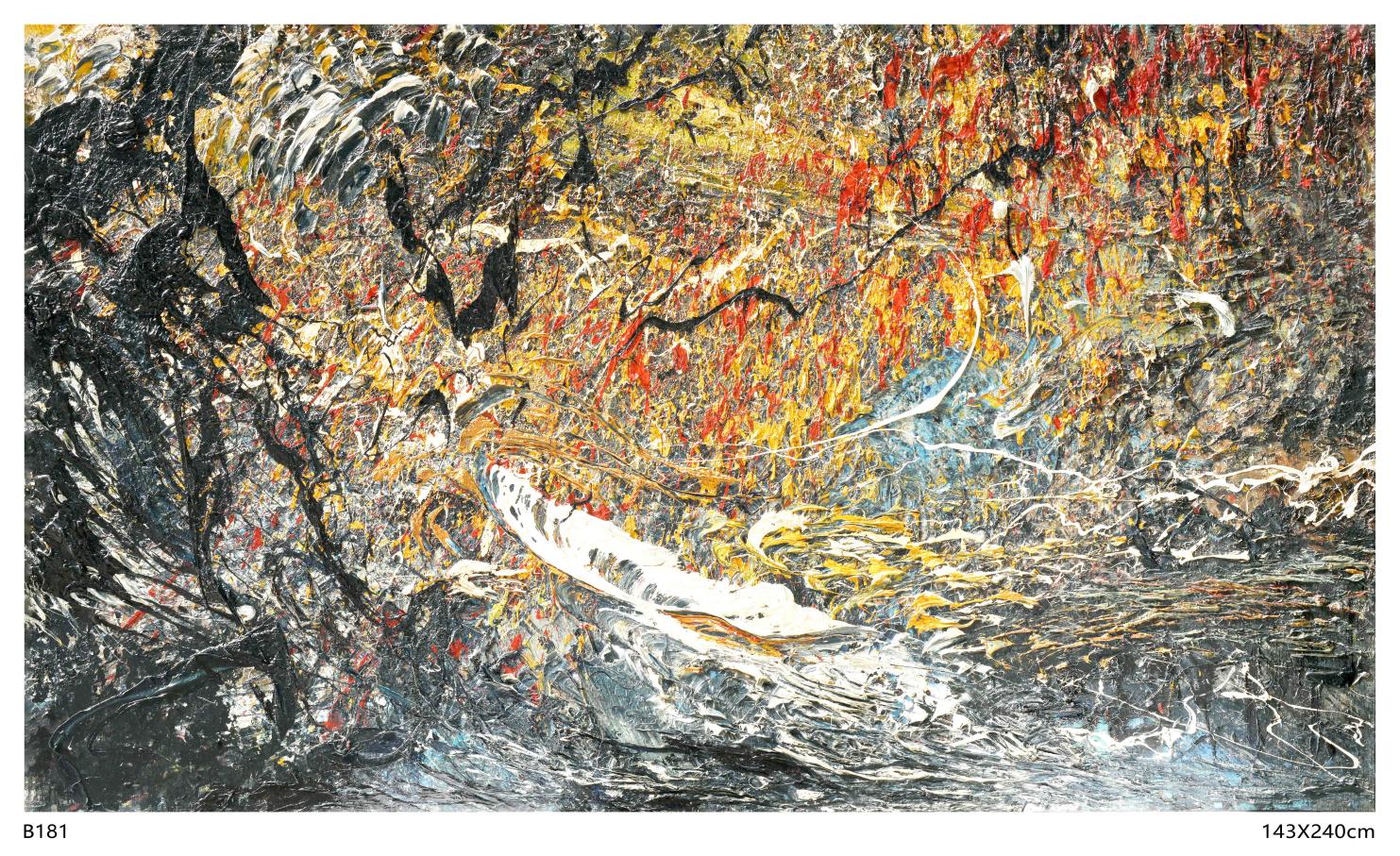 B181 布面油画143X240CM 2012