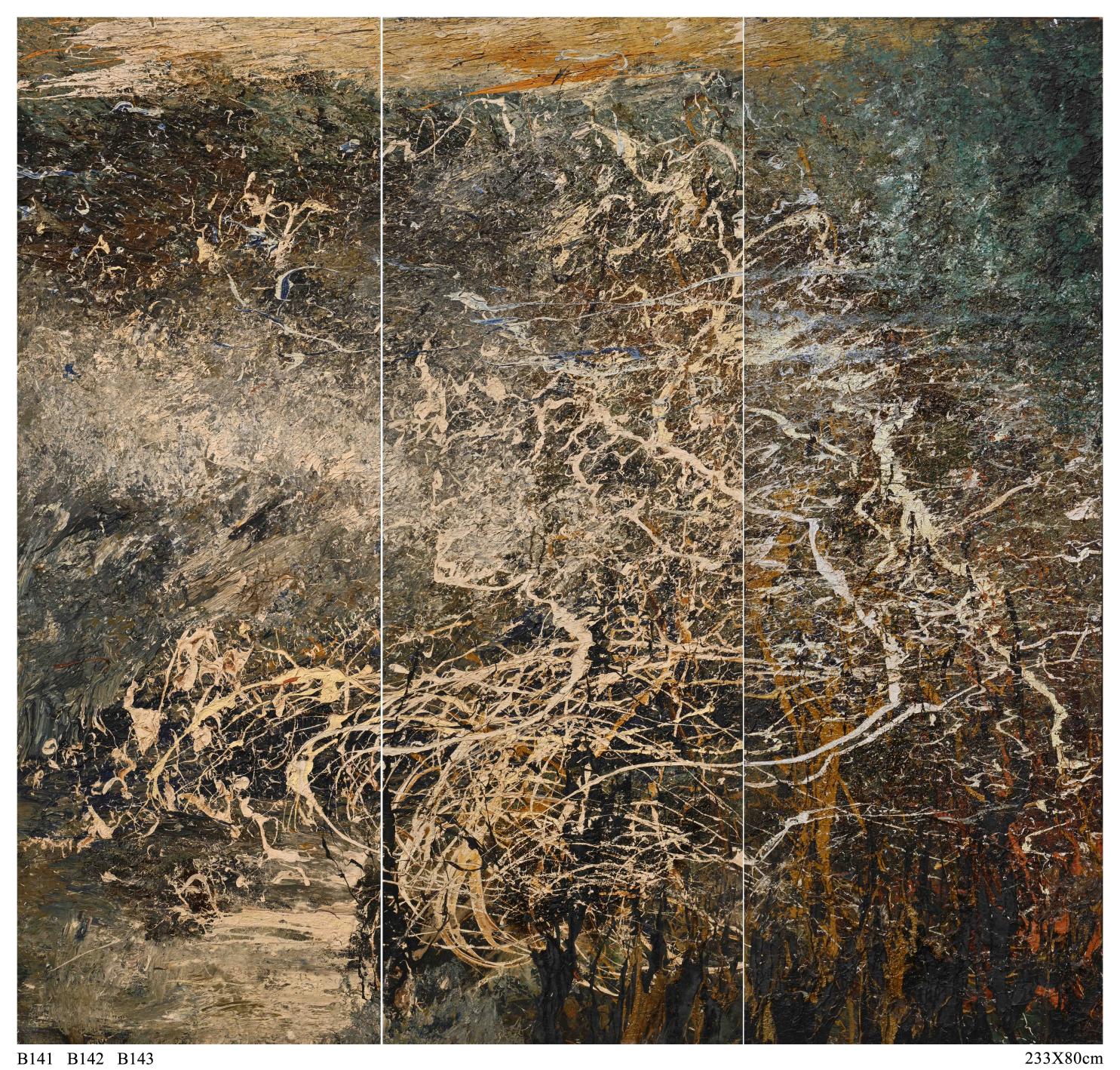 B141--B143 233X80CM 2010年