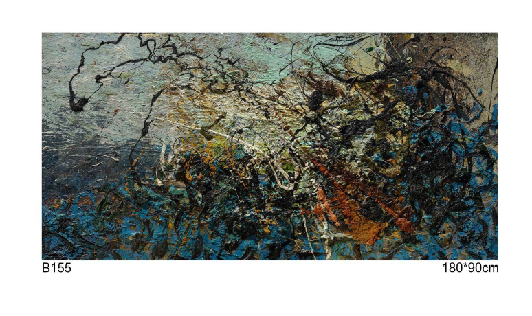 B563 布面油画 60X100CM 2015